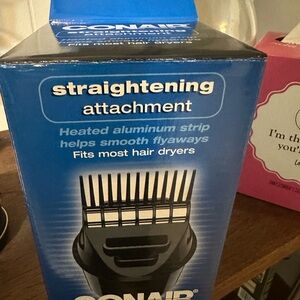 Conair Black Straightening Attachment for Hair Dryers
